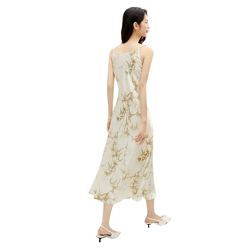 Late White Slip Dress Women's Multicolor-3