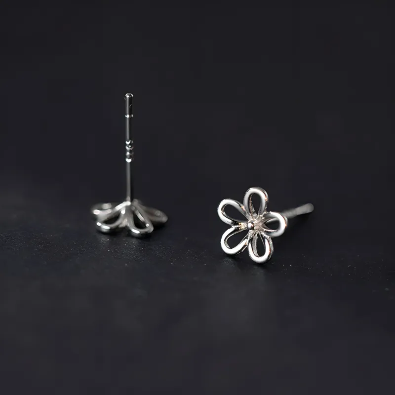 QUIET LOVE S925 Silver Stud Earrings Women's-2