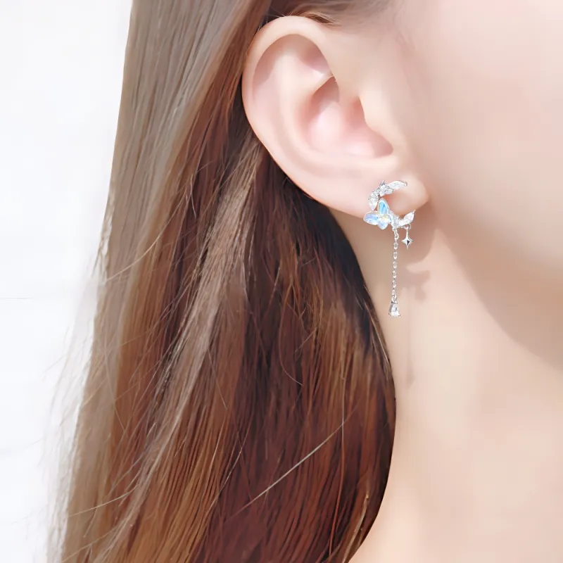OGDAID S925 Silver Earrings Women's-3