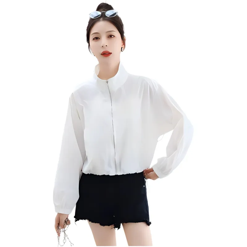 Mu Xiao Xin Cropped Coat Women's-2
