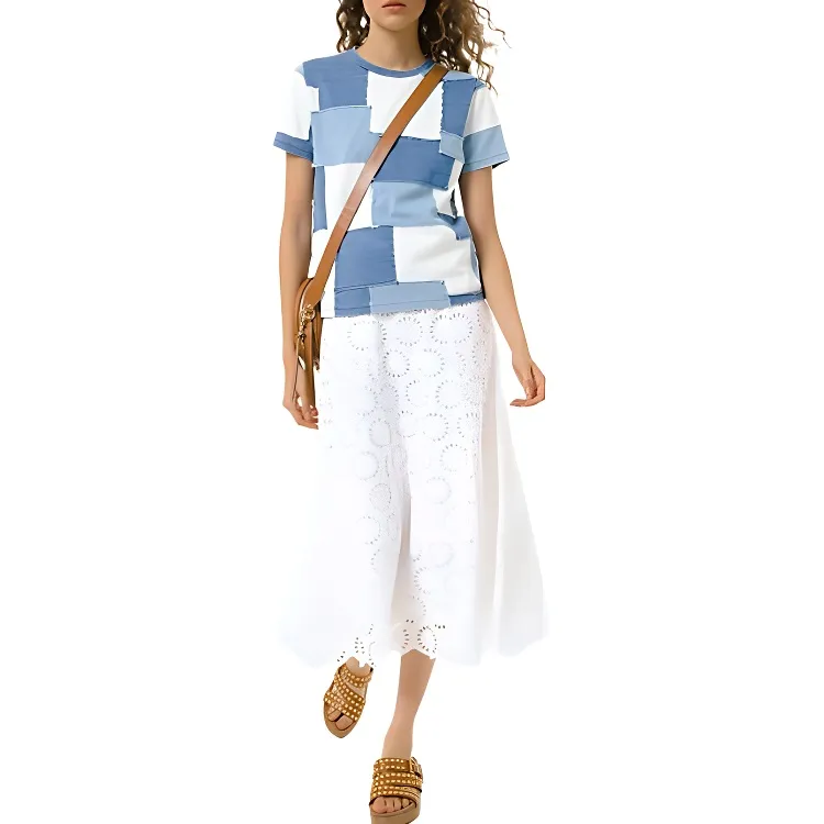 MICHAEL KORS MMK Casual Long Skirt Women's White-2