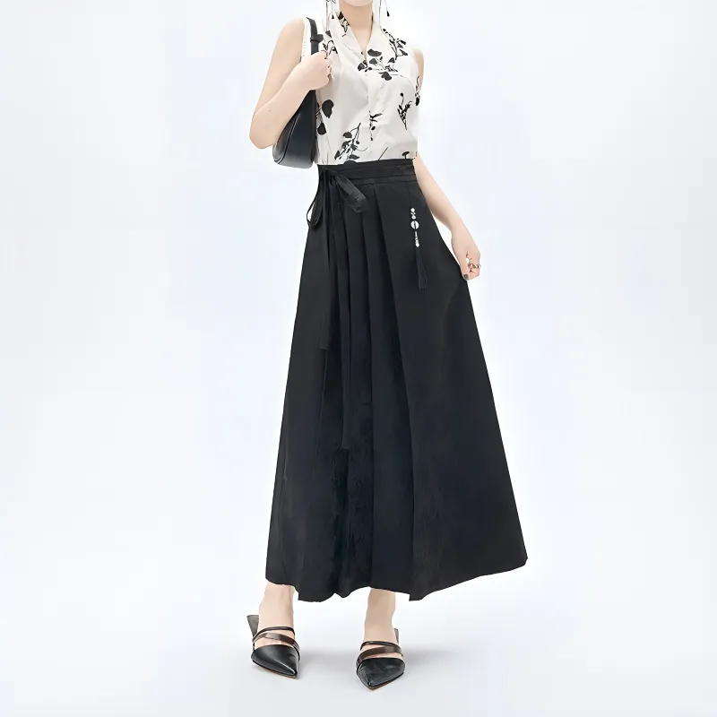 PAVEA Casual Long Skirt Women's-2