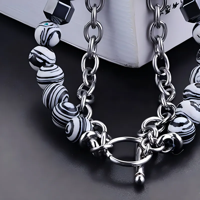 MUXIANG Malachite Bracelets Unisex-4