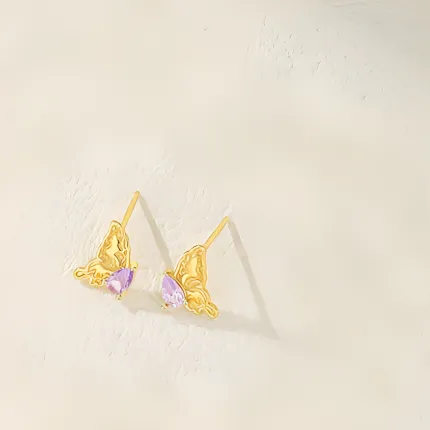 OGDAID S925 Silver Stud Earrings Women's-2