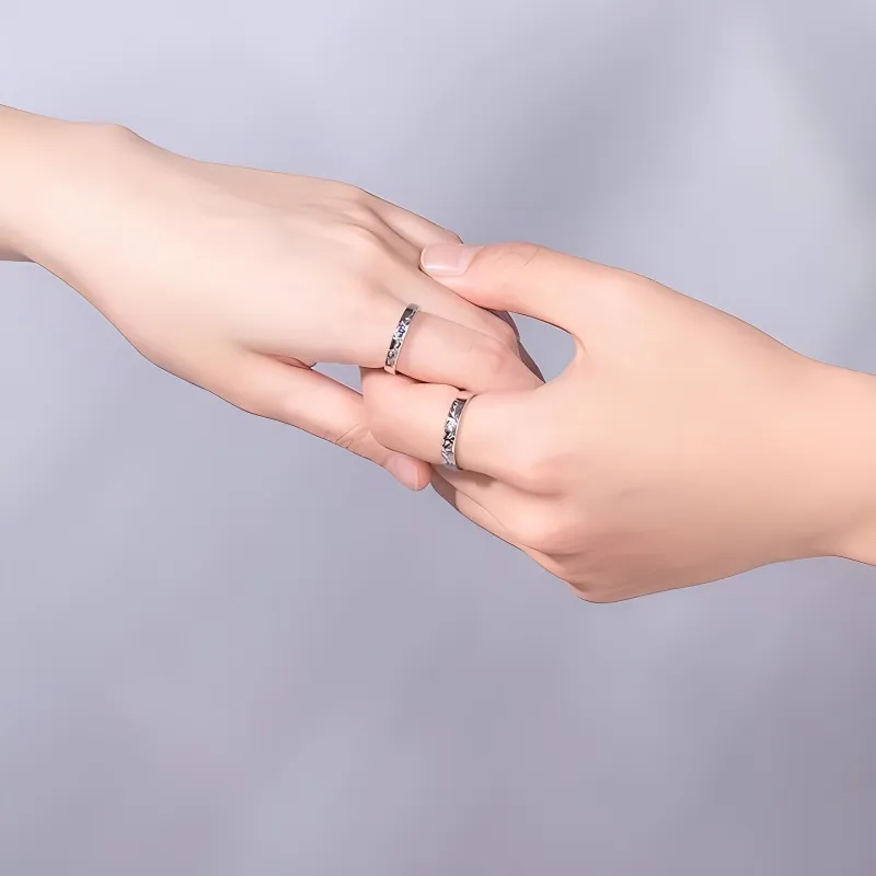 Zocai S999 Fine Silver Rings Unisex-6