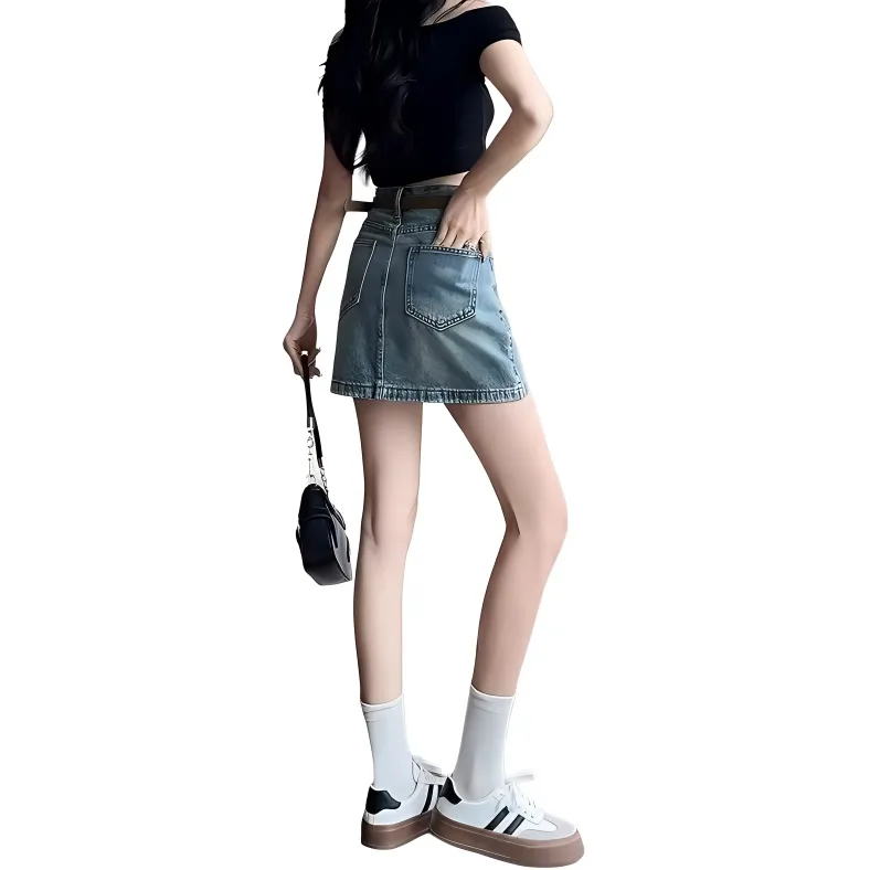 The New Age Family Denim Short Skirts Women's-0