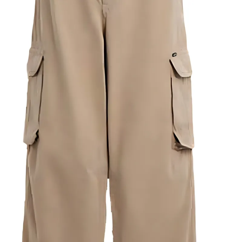 COACH SS25 Cargo Pants Men's Khaki-1