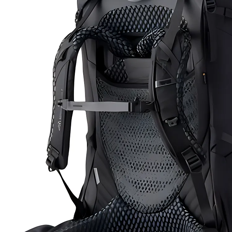 GREGORY 60L Hiking Bag Outdoor Bag Polyamide Dusty Gray Women's-2