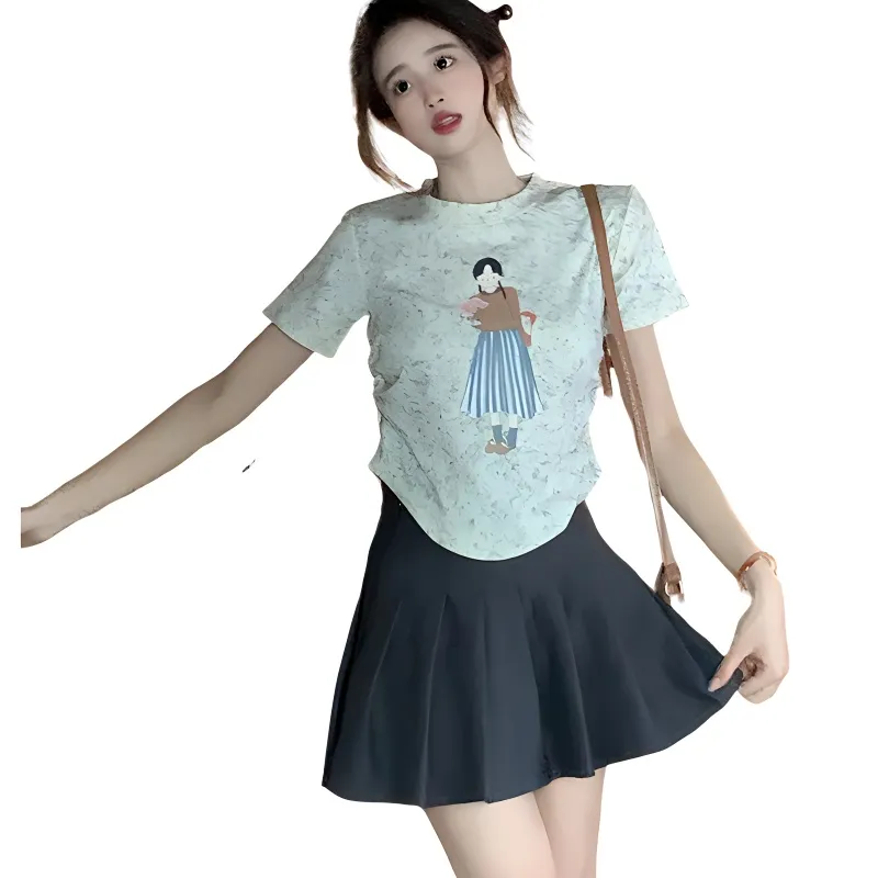 KAISER Set in Sleeve T Shirt Women's-2