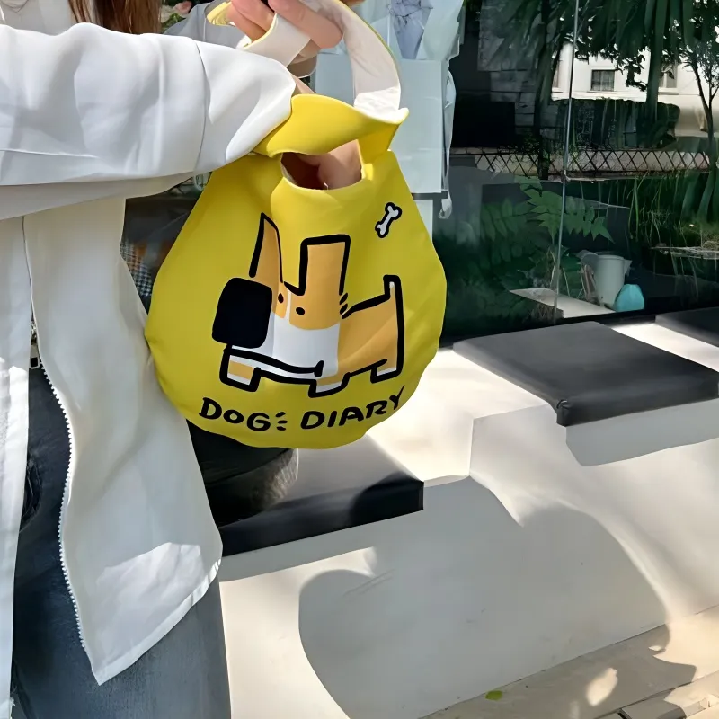 NEARAY Salt Loving Fish, Collaboration Polyester Handbag Trumpets Women's Corgi-4