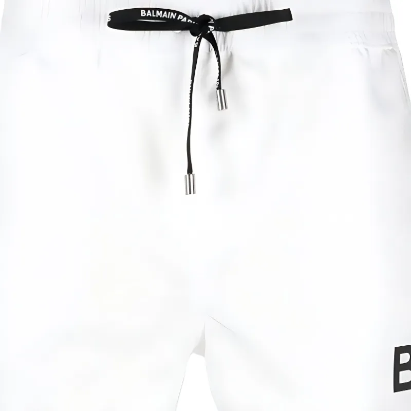 BALMAIN Swimming Shorts Men White-1