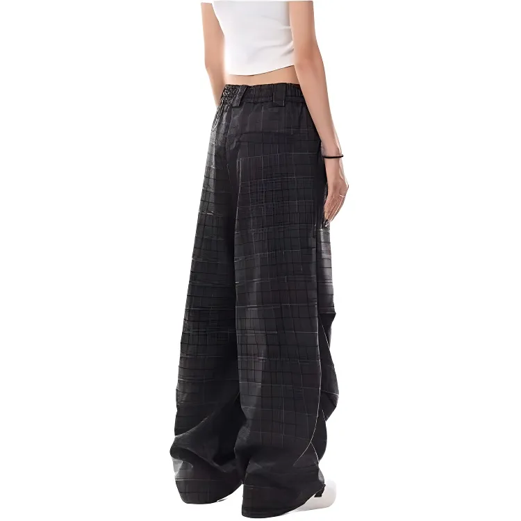 JIMI&JONS Casual Pants Unisex Gray-1