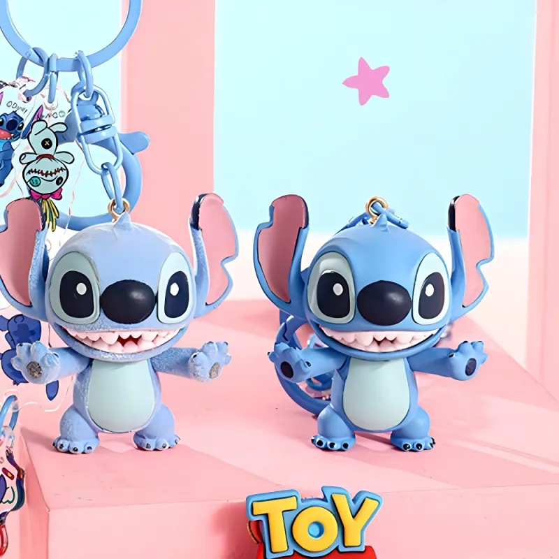 Disney Stitch Series Resin Keychains Unisex-3