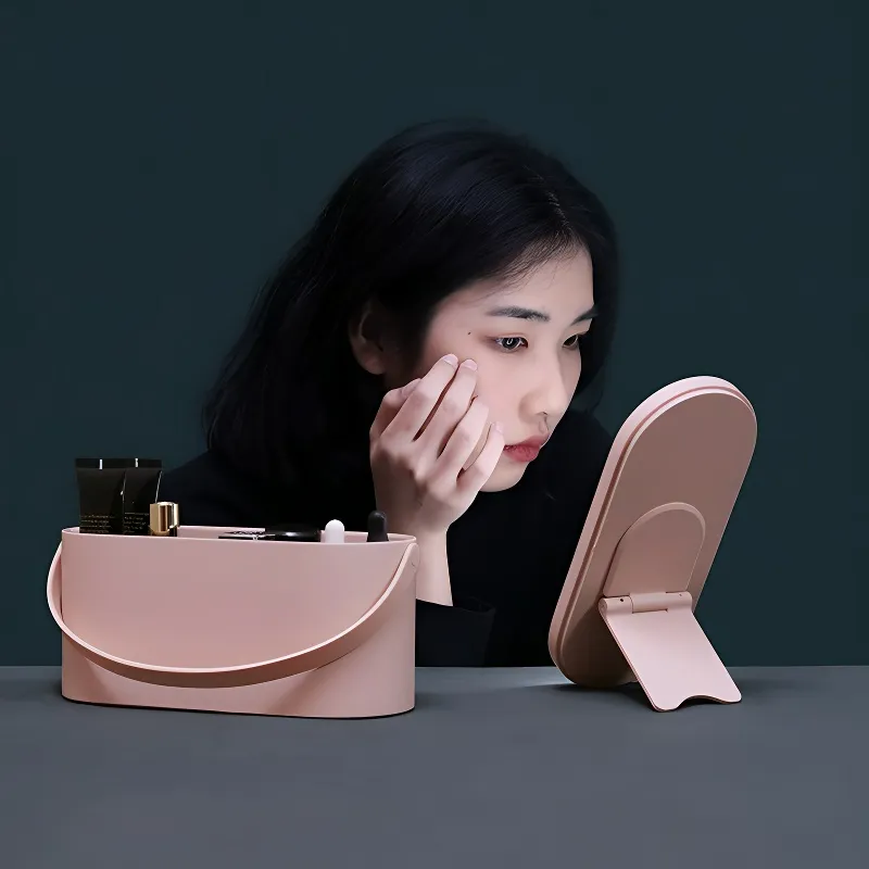 Future Maple LED Light Multifunctional Dressing Mirror Storage Box Make up Tools 1 Pc-2