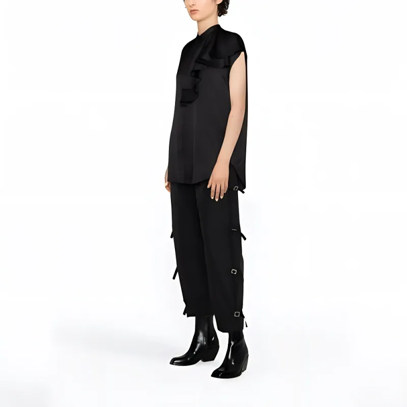 Alexander McQueen Button-Up Sleeveless Shirt-1