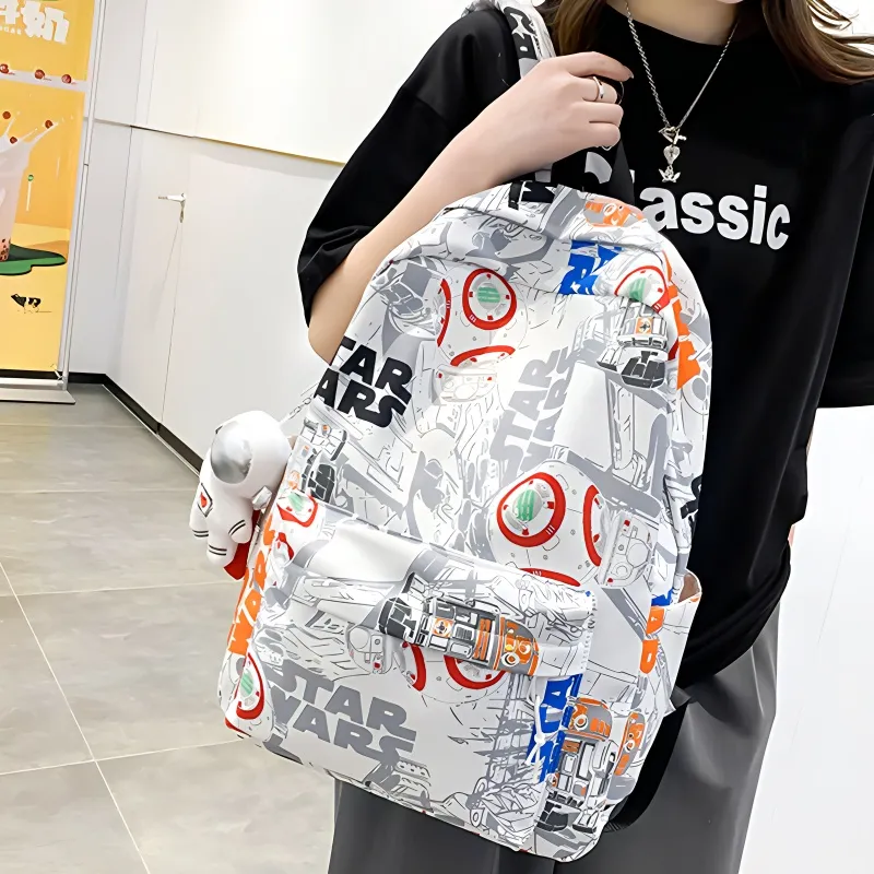 Izex Nylon Backpack Regular Unisex Multicolor-2