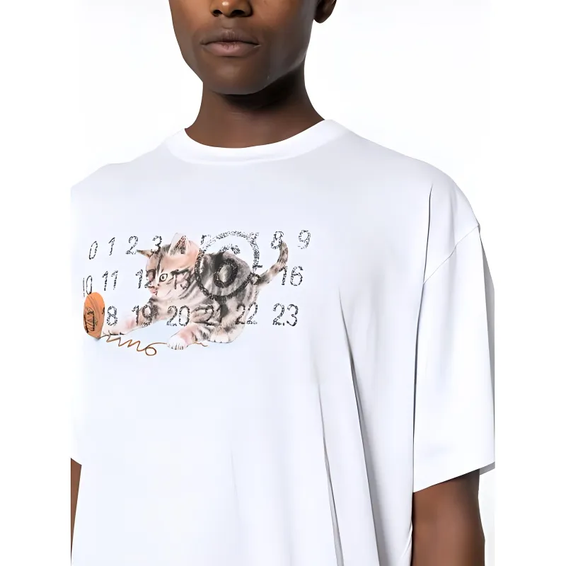 MM6 Maison Margiela T Shirt Men's White-5