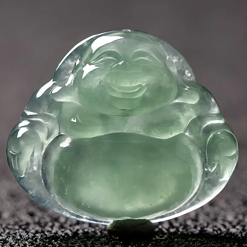 Yubo City Ice Type Jadeite Pendants Unisex-4