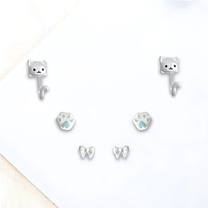 LuluCanaan Alloy Stud Earrings Women's-2
