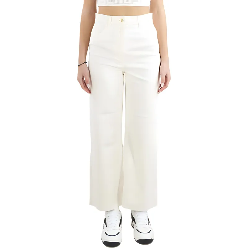 Elisabetta Franchi High waisted Cropped Jeans-3