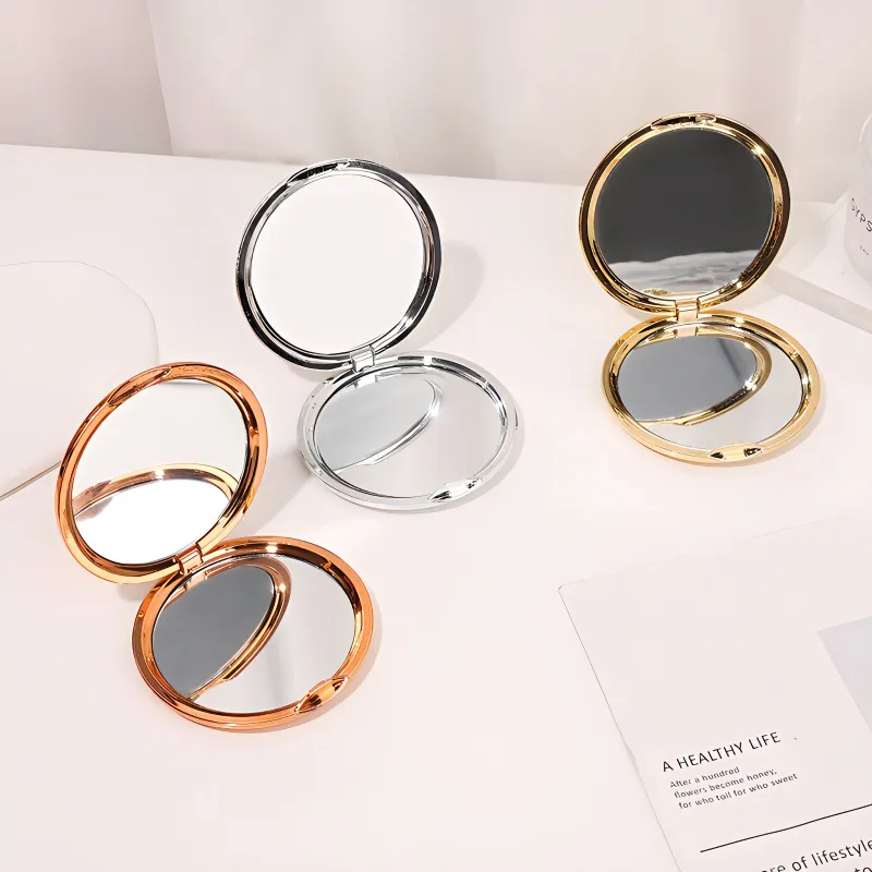 Love Of Wormwood Refined And Compact Foldable Mirror Electroplated Premium Feel, Durable-2