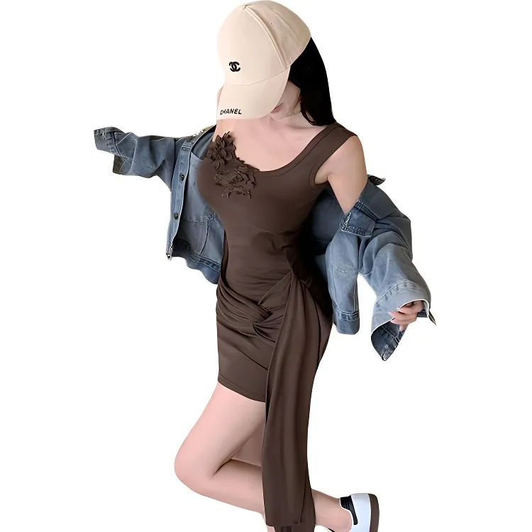 SNZX Slip Dresses Women's-1