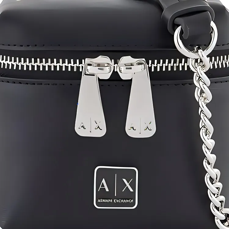 ARMANI EXCHANGEAE Fabric Shoulder Bag Mini Women's Black-4