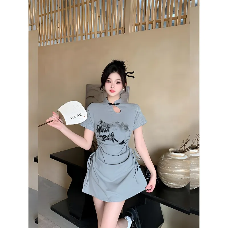 PUREIDOL Short Sleeved Dress Women's-1