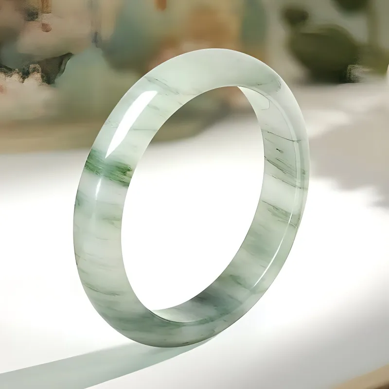 Bear Silversmith Tianshan Jade Bangles Women's-1