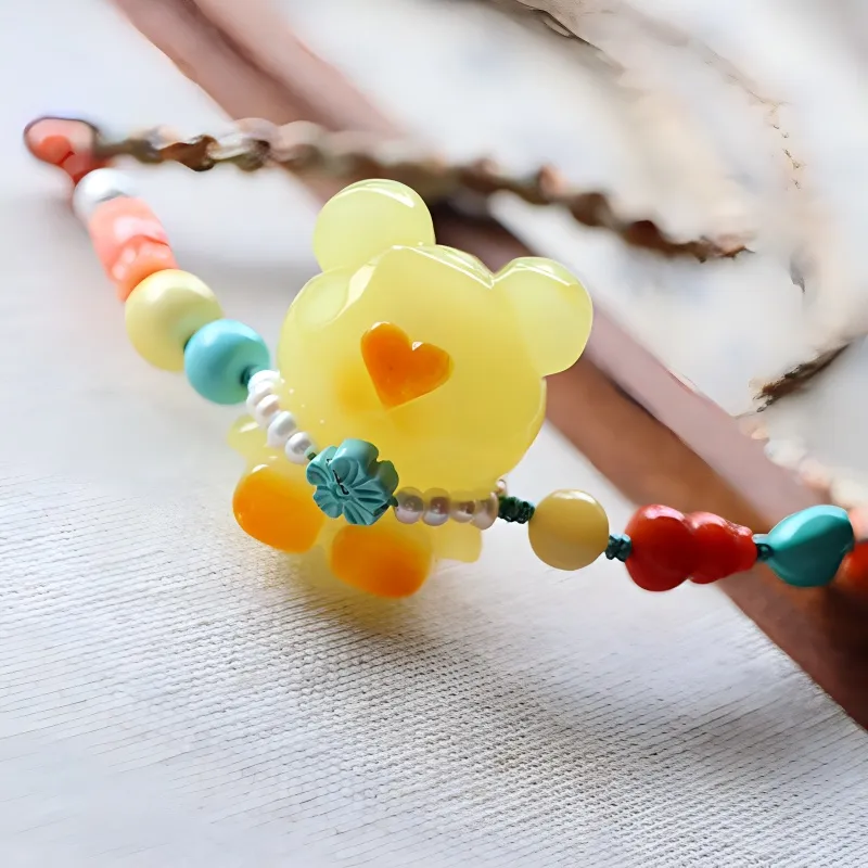 Xifeng Building Beeswax Necklaces Women's-3