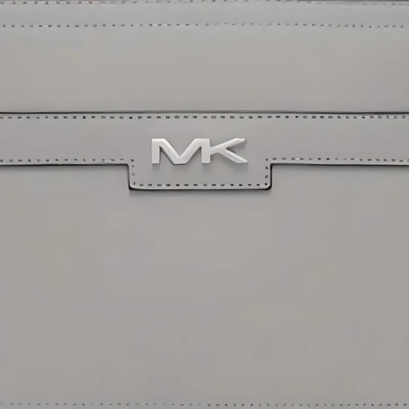 MICHAEL KORS MK Cooper Artificial Leather Camera Bag Handbag Shoulder Bag Crossbody Bag Men's Pearl Gray-2