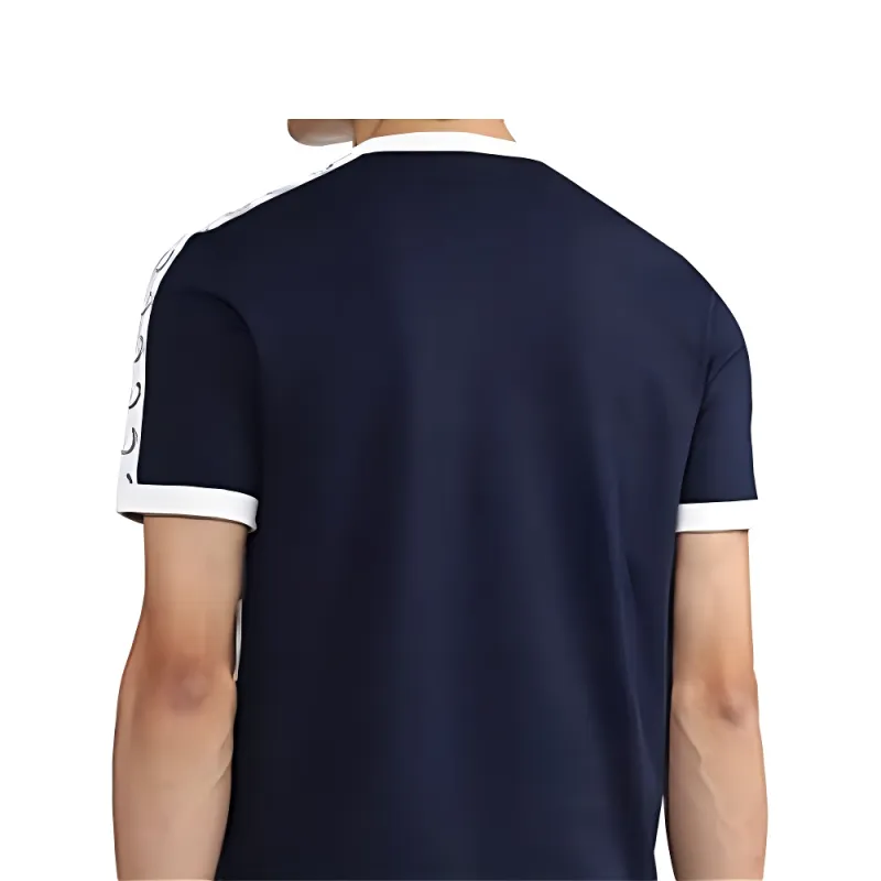 FRED PERRY Embroidered logo Crew neck T shirt-11