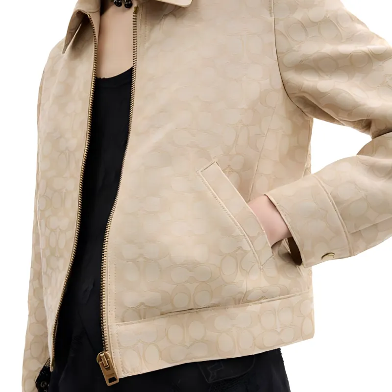 COACH SS25 Jackets & Coats Women's Bright Khaki-3