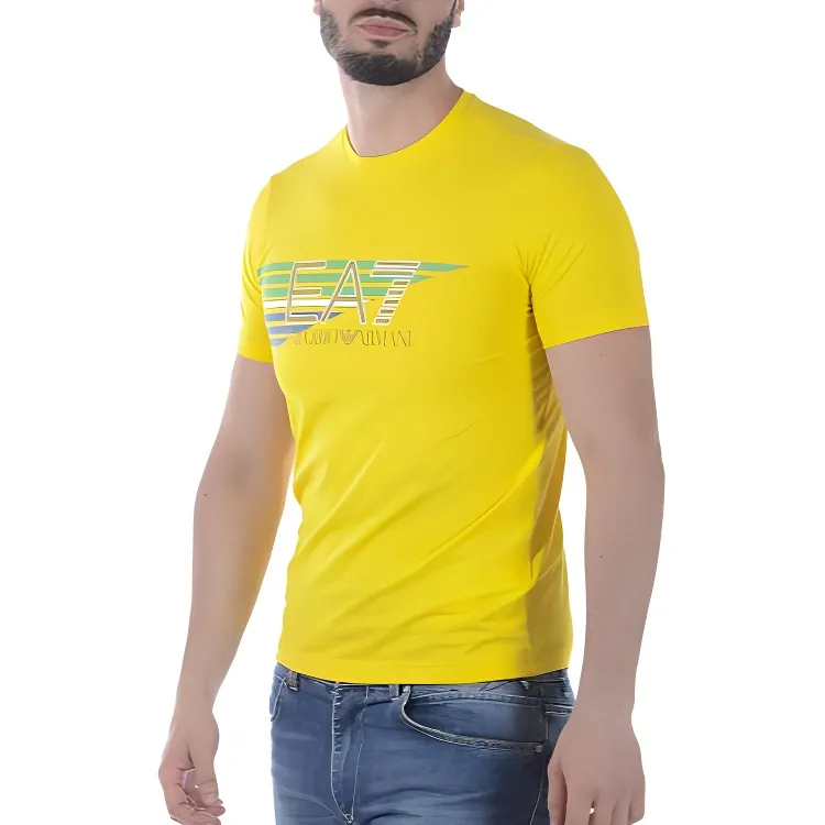 EMPORIO ARMANI EA7 T Shirt Men's Yellow-3