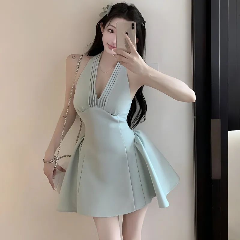 KYKW Sleeveless Dresses Women's Mint Green-2