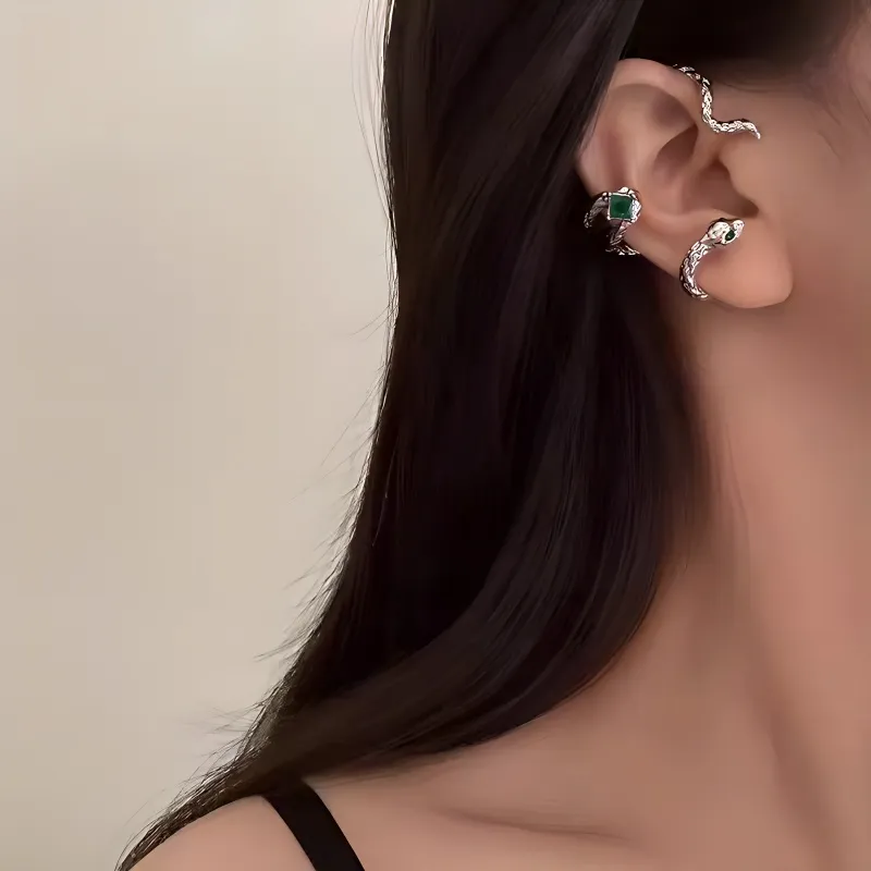 Universe Search Alloy Clip On Earrings Unisex-1