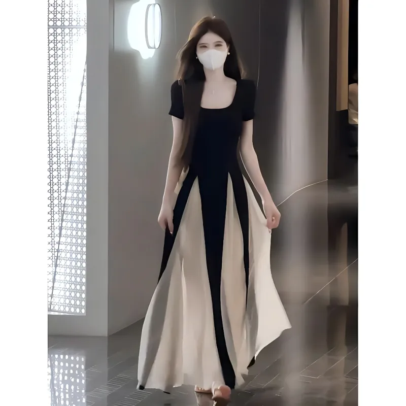 DOKZB Short Sleeved Dress Women's-5