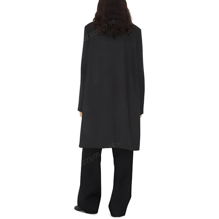 Burberry Coat Women's Charcoal Gray-3