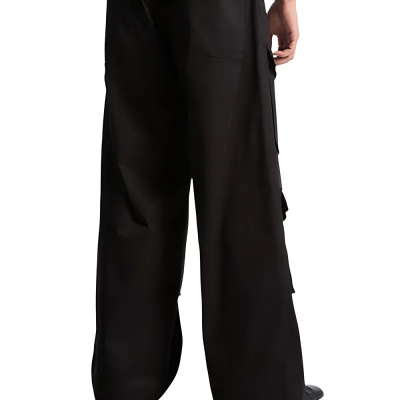 MICHAEL KORS Stretch Cotton Wide Leg Cargo Pants-3