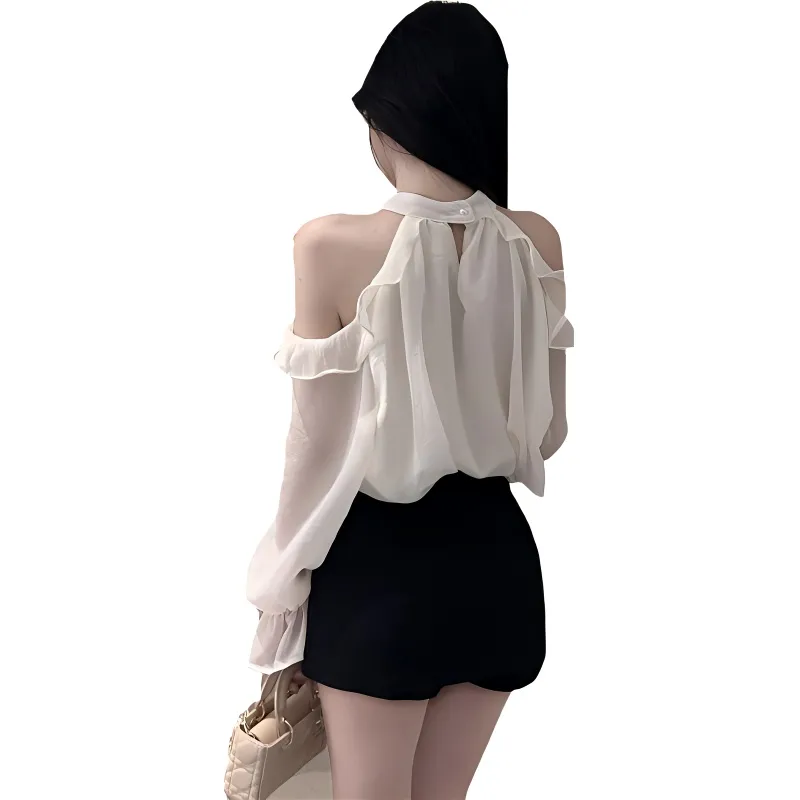 The Temptation Of The Muse Shirt Women's Apricot-1