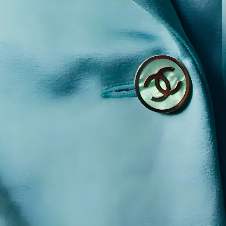 CHANEL Trench Coats Women's Turkey Blue-3
