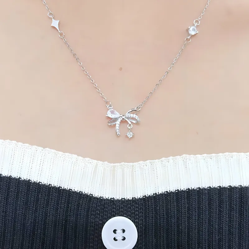 Barbie 999 Fine Silver Necklaces Women's-2