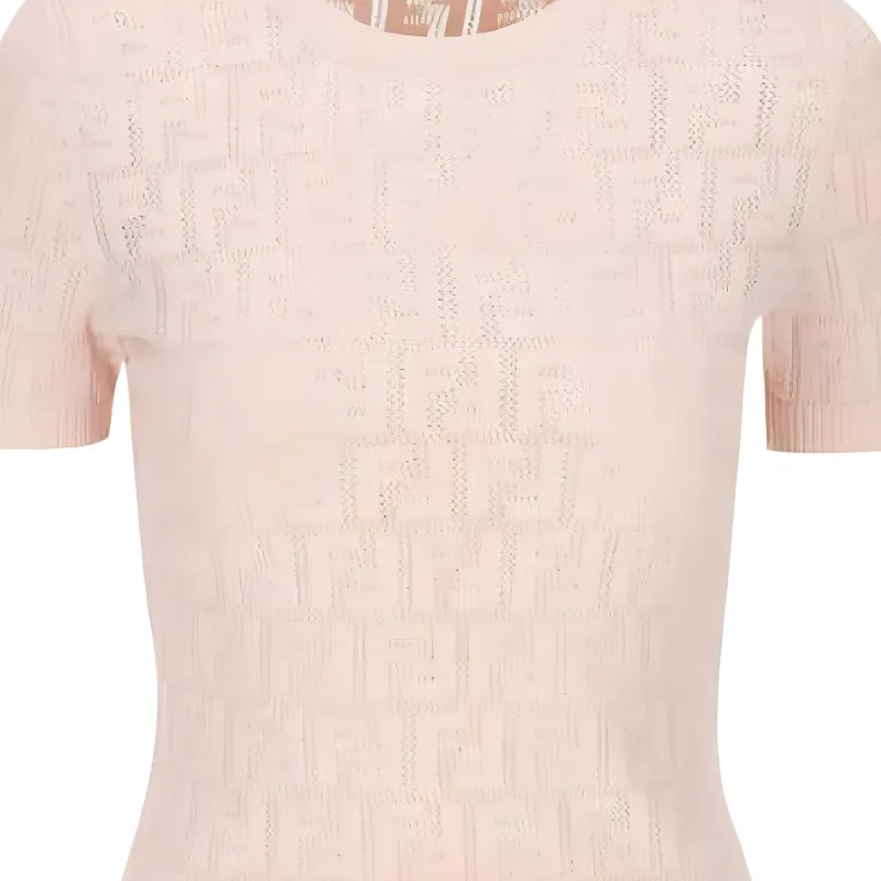 FENDI SS22 Sweater Women's Pink-3