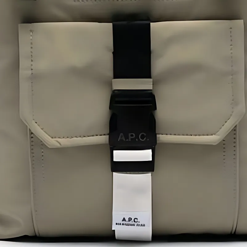 A.P.C Recycled Nylon Backpack Regular Unisex Taupe-2