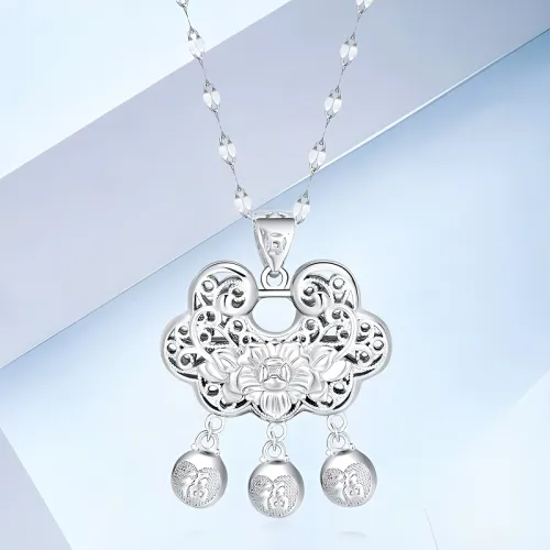 Bear Silversmith High Content Sterling Silver Sterling Silver Necklace Women's