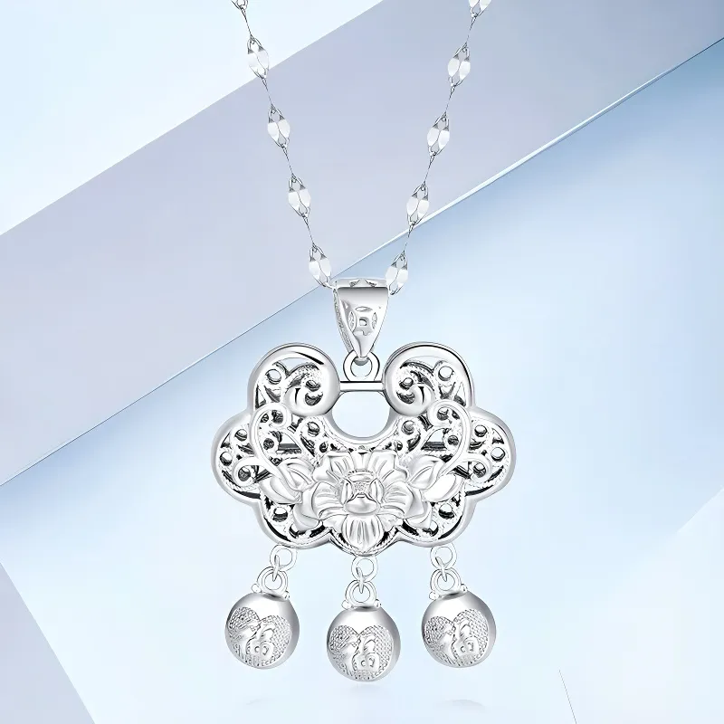 Bear Silversmith High Content Sterling Silver Sterling Silver Necklace Women's-0