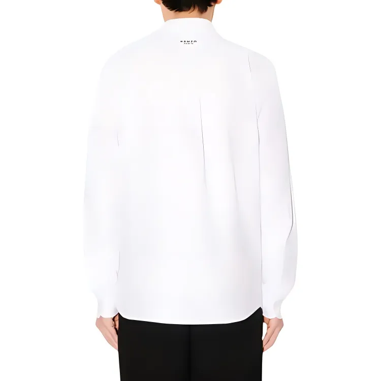 KENZO Boke Flower Embroidered Oxford Shirt-4