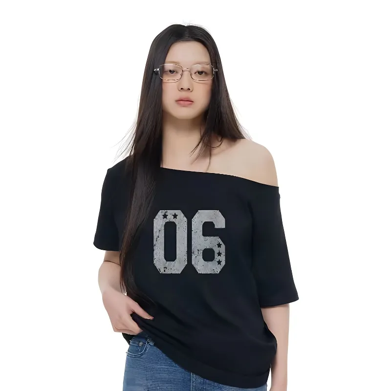 ORIASTAR T Shirts Women's Black-1