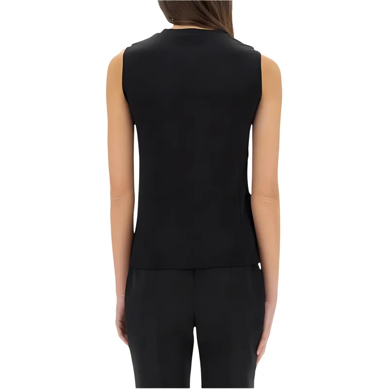 Alexander McQueen Logo Detailed Mesh Tank Top-1