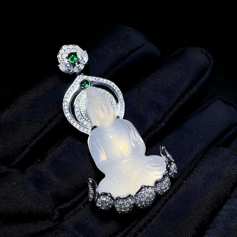 MUSHIFEN Chalcedony Necklaces Men's-2